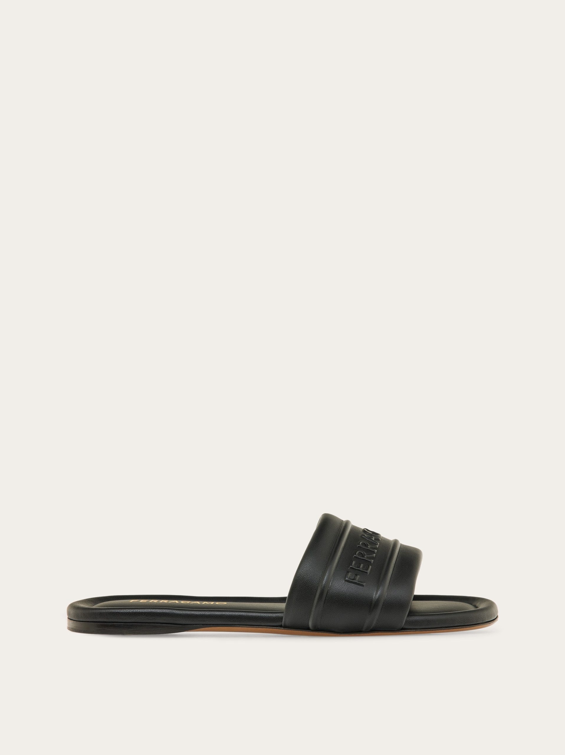 Ferragamo Slide with logo - Image 1